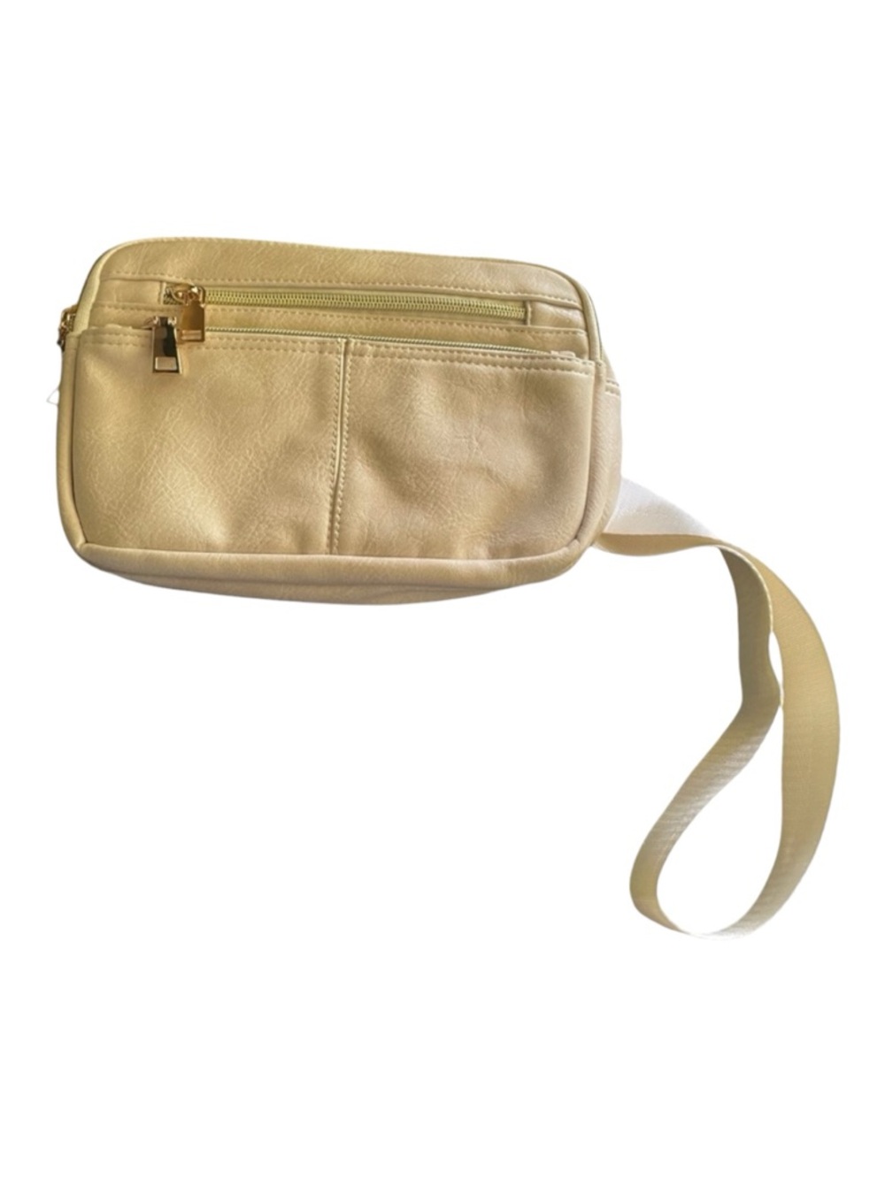 NWOT HKCLUF Cream Crossbody  Belt Bag